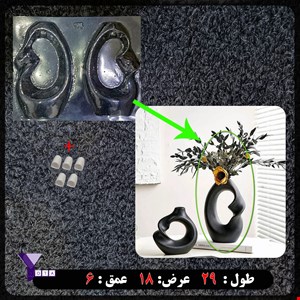 قالب طلقی گلجا کد 176 به همراه هولدر لوله