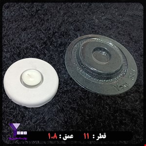 قالب طلقی شفاف مدل جا شمعی گرد کد 23-1