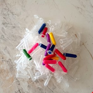 ظرف رنگ کوچک کپسولی 2 میل
