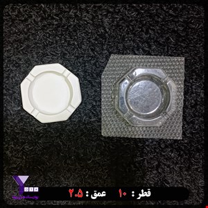 قالب طلقی شفاف مدل زیرسیگاری شش ضلعی کد 3-24